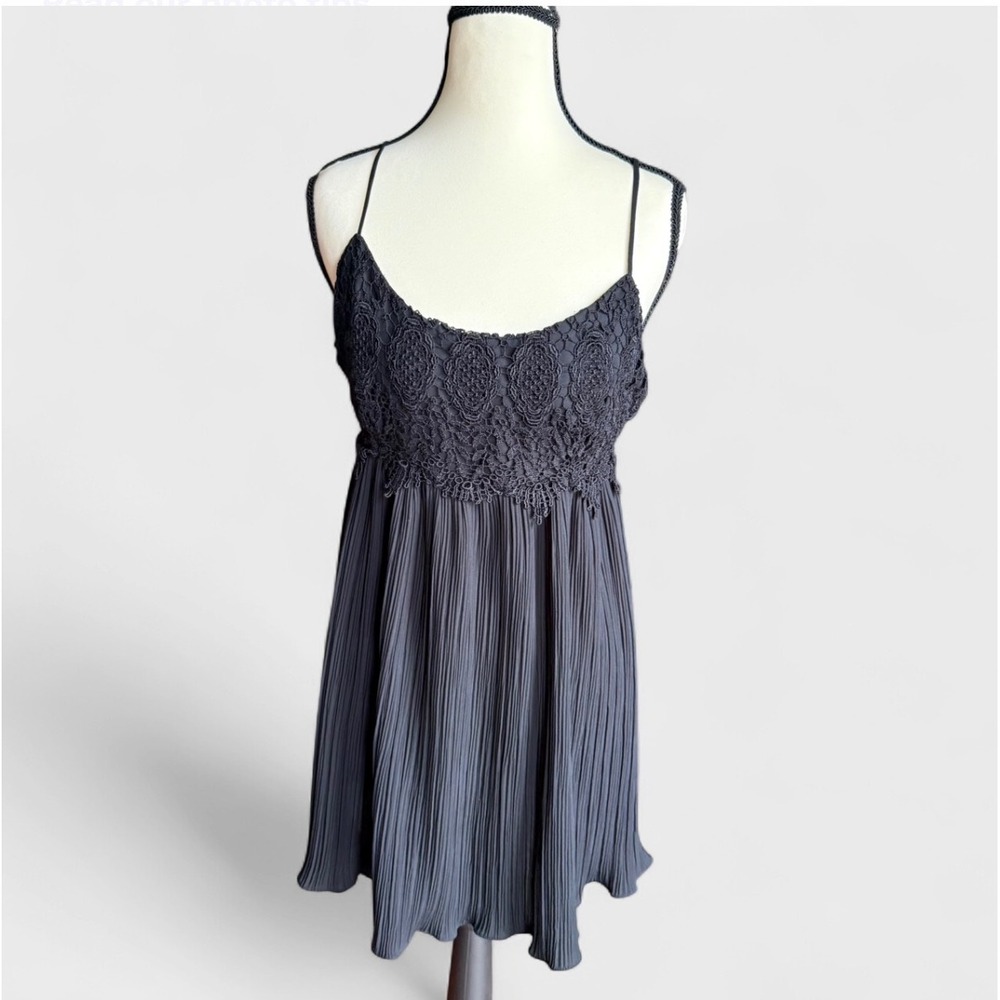 Flora by Flora Nikrooz Black Babydoll Lingerie Chemise